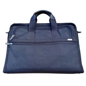 Tumi ~ Black Alpha Gen 4 Ballistic Nylon Slim Laptop Briefcase ~ Style 26011D4